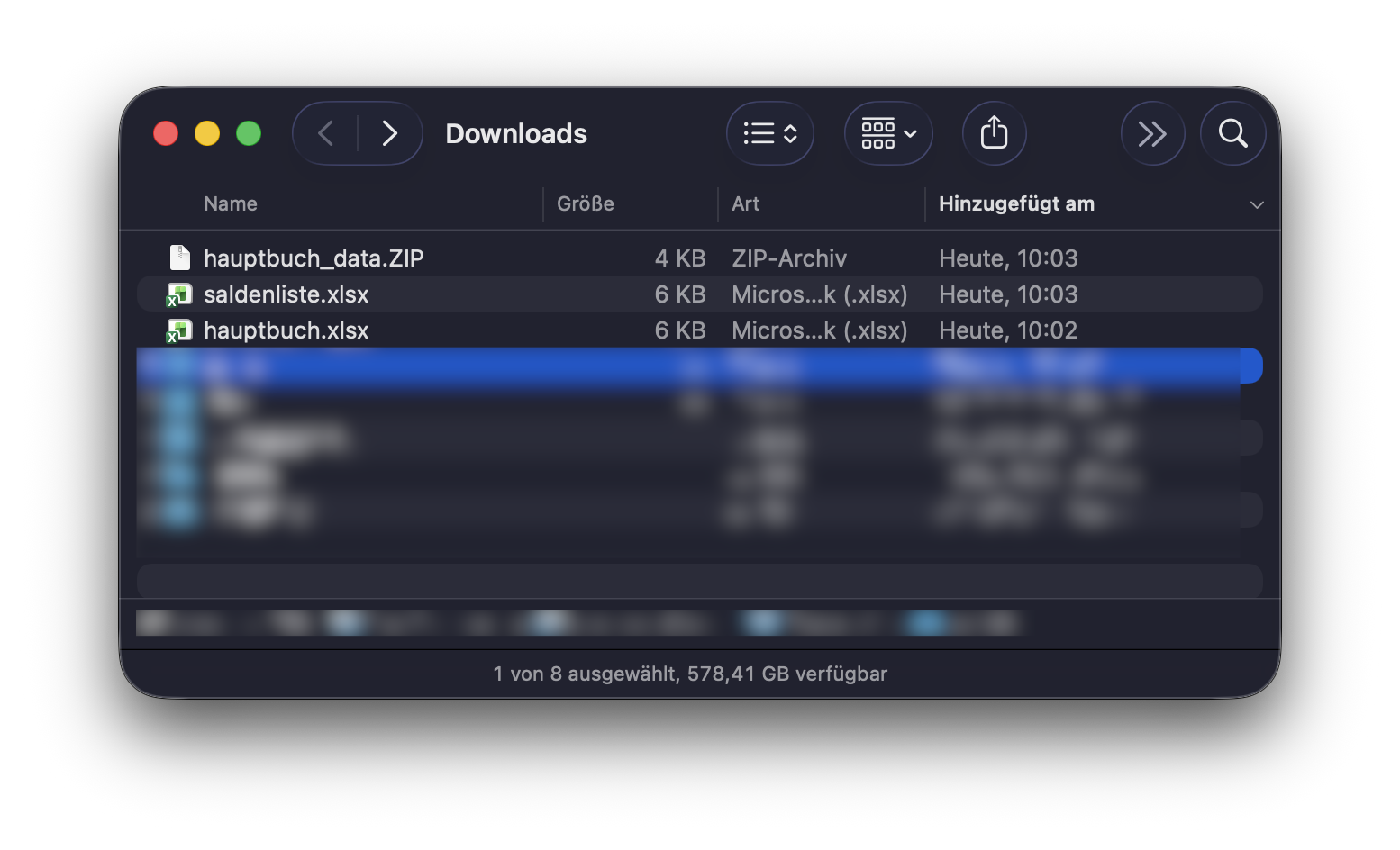 Abrechnung Downloads